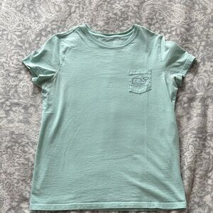 Vineyard Vines Light Green shirt with Pocket